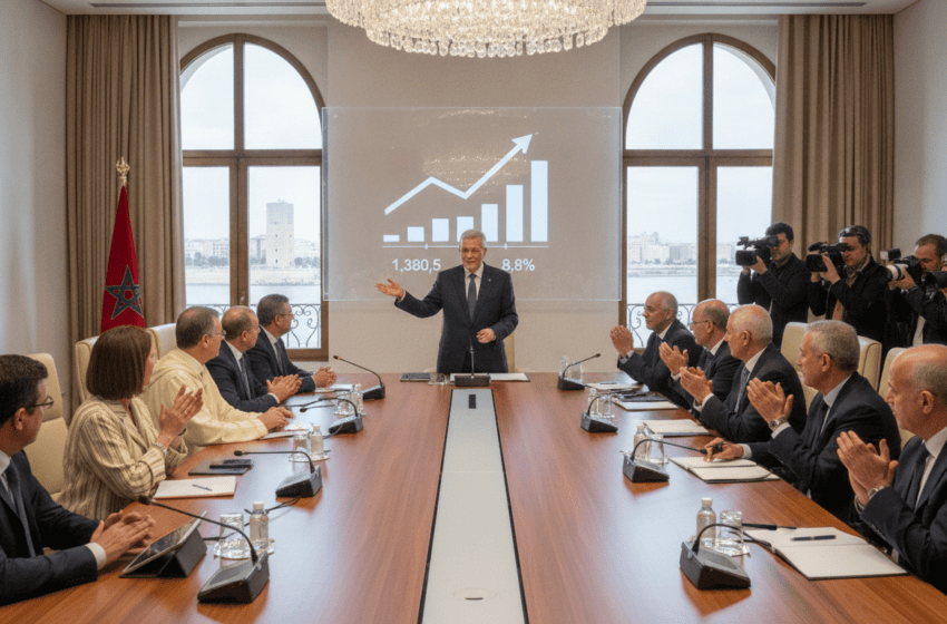  Dépôts bancaires 1 380,5 MMDH fin mai 2026 hausse 8,8% selon Bank Al‑Maghrib