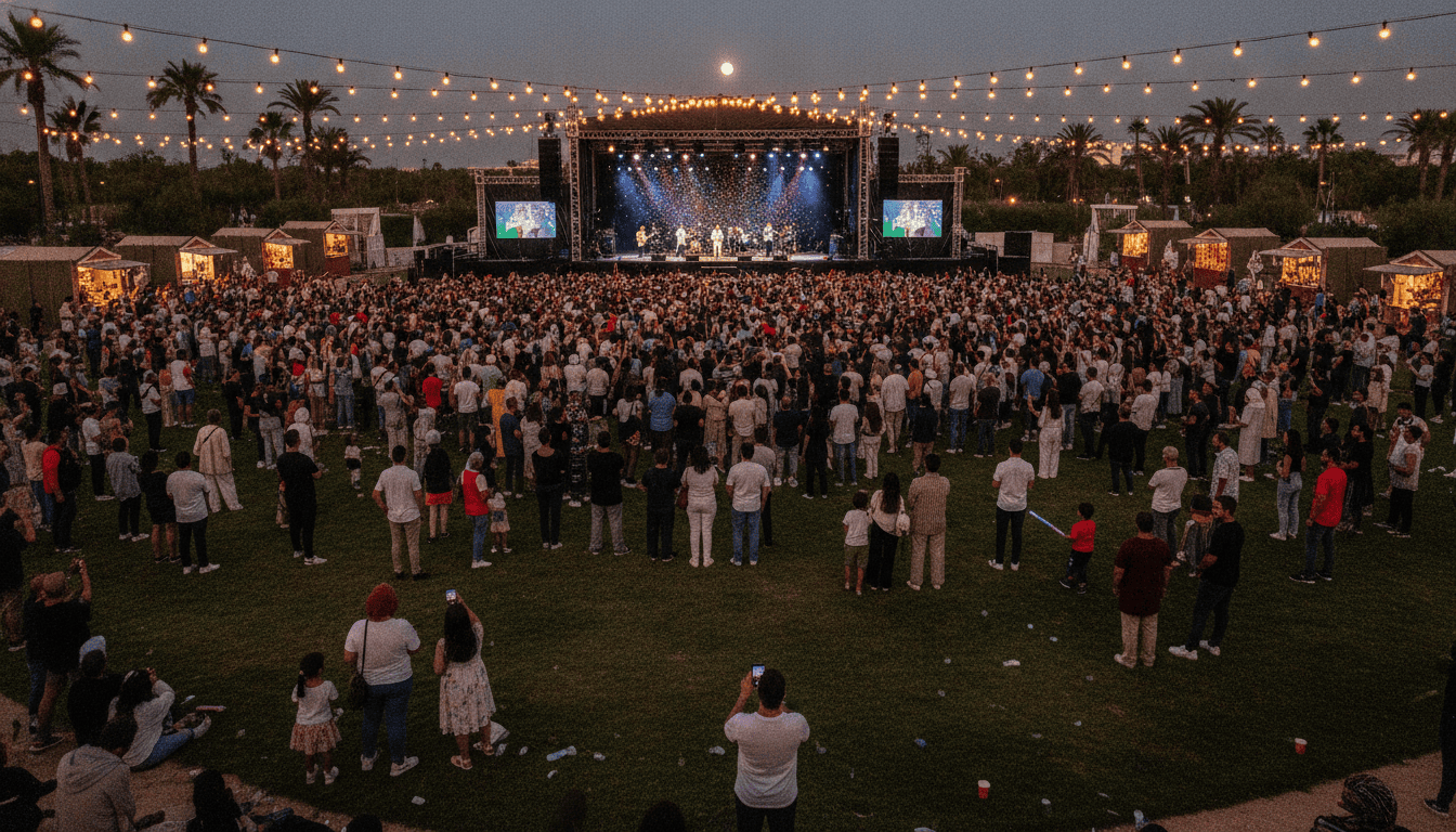Dix jours de festival à Anfa Park avec concerts quotidiens et affluence croissante