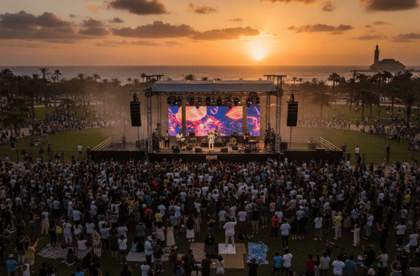  Festival Anfa Park 2026 : dix jours de concerts au coucher du soleil