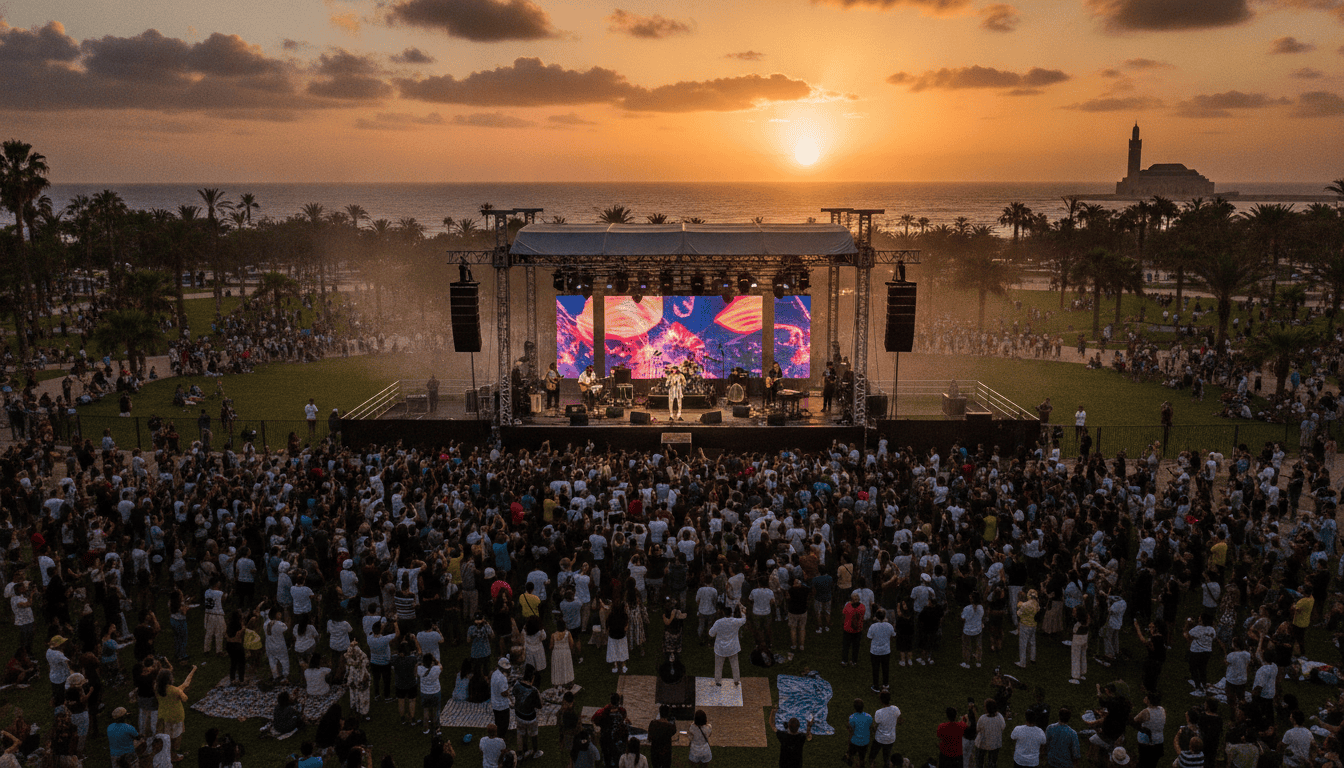 Festival Anfa Park 2026 : dix jours de concerts au coucher du soleil