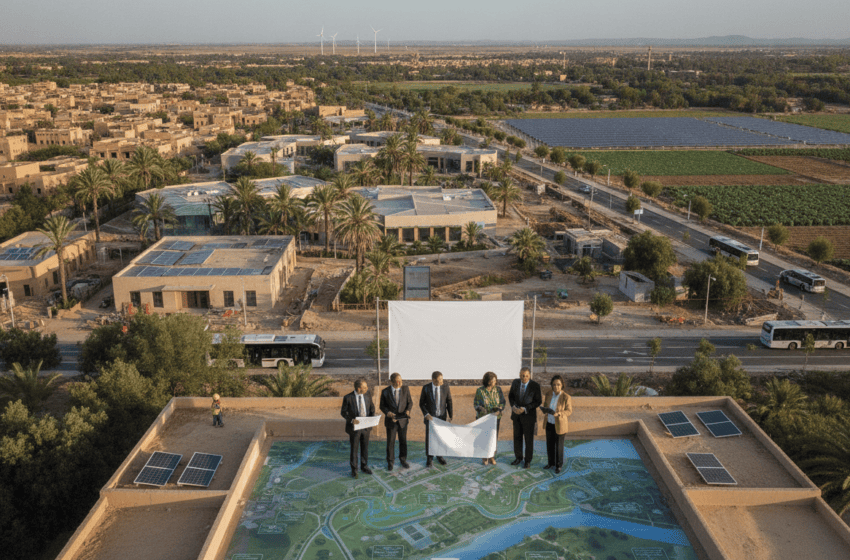  Guelmim-Oued Noun lance Plan d’action Ville Verte BERD 18,3 milliards et 5 900 emplois