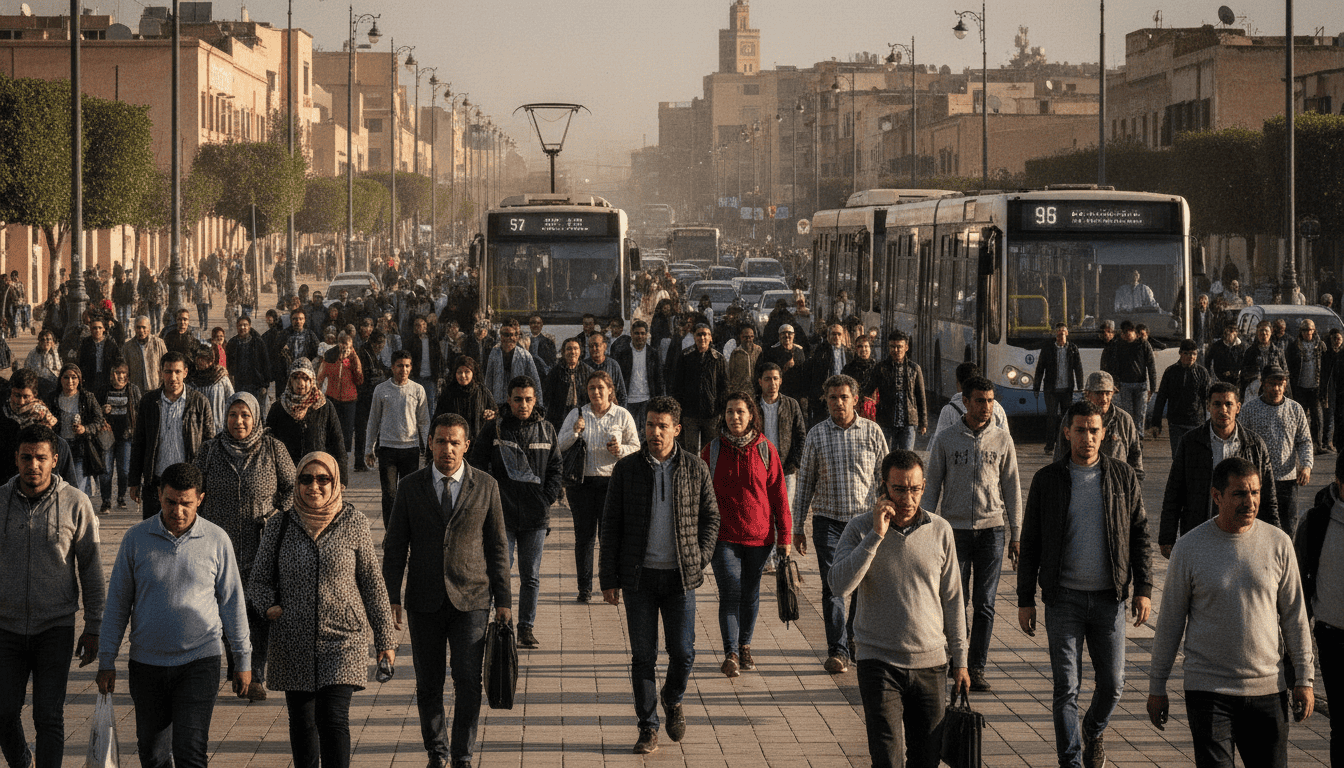 HCP (RGPH 2024) : la marche domine les trajets domicile-travail, transports publics en retrait