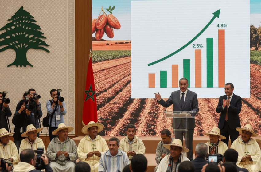  HCP prévoit croissance de 4,8% en 2026 portée par le rebond agricole