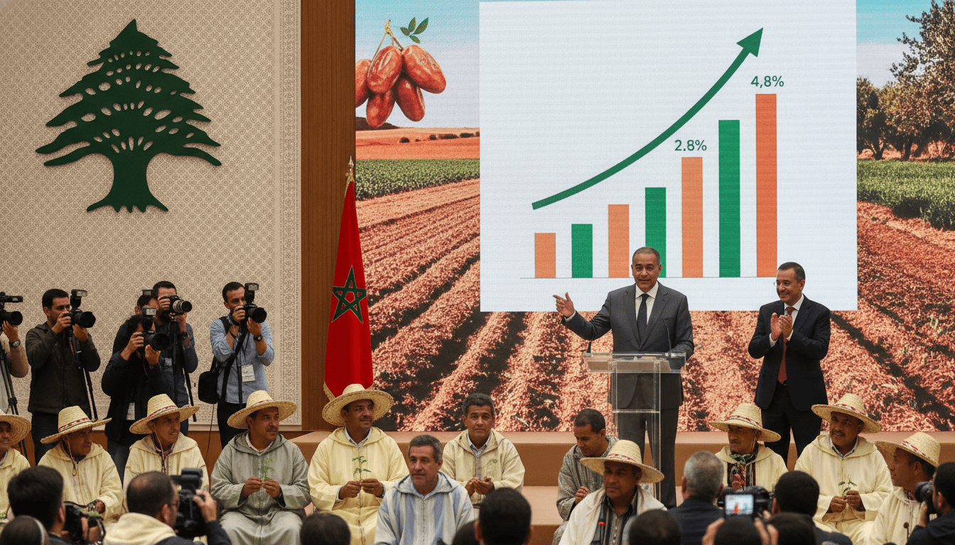 HCP prévoit croissance de 4,8% en 2026 portée par le rebond agricole