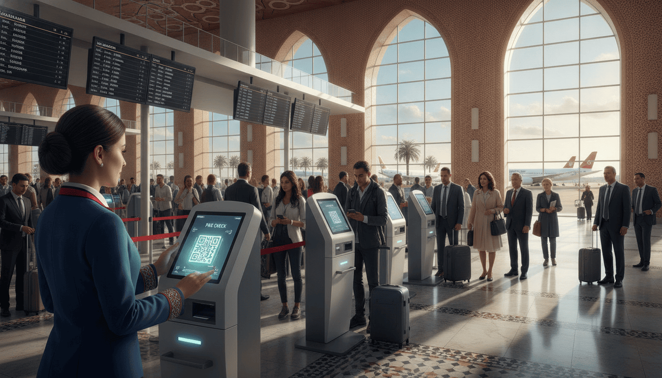 La carte d'embarquement numérique Pax Check déployée dans les aéroports du Maroc