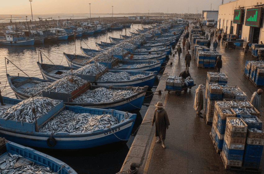  Laâyoune : débarquements de pêche côtière en hausse de 35% au premier semestre