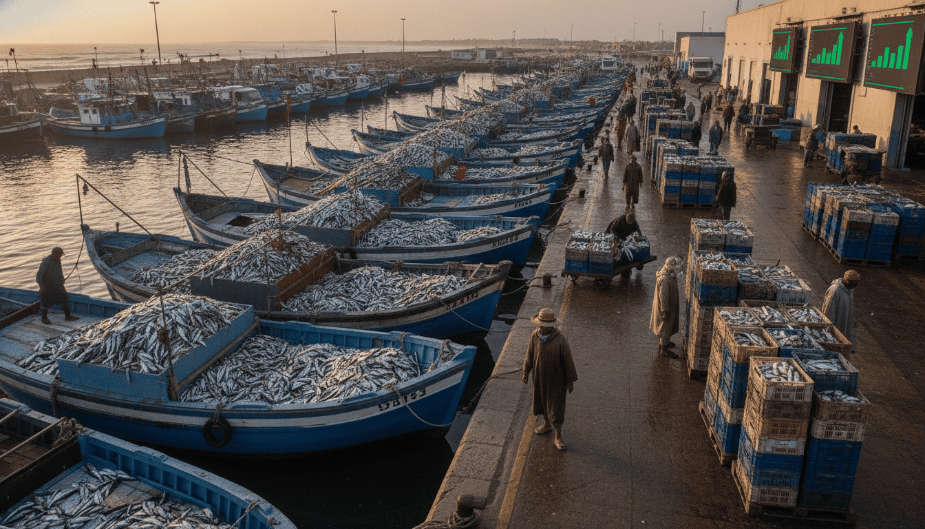 Laâyoune : débarquements de pêche côtière en hausse de 35% au premier semestre