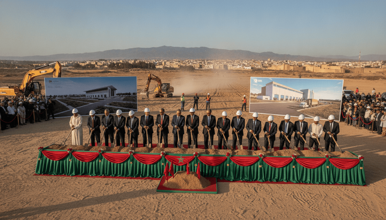 Lancement des travaux de la zone logistique de Fès avec 275 millions de dirhams