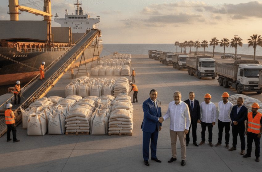  Le Maroc livre 1 000 tonnes d’engrais au Panama pour soutenir l’agriculture familiale