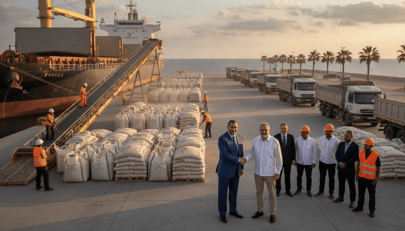 Le Maroc livre 1 000 tonnes d'engrais au Panama pour soutenir l'agriculture familiale