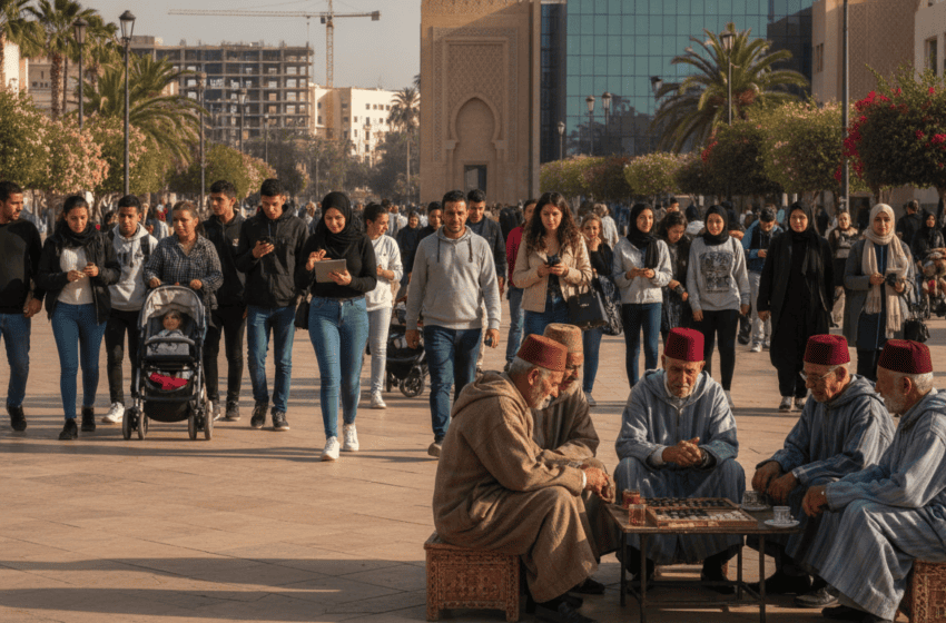  Le Maroc réalise en quelques décennies une transition démographique rapide