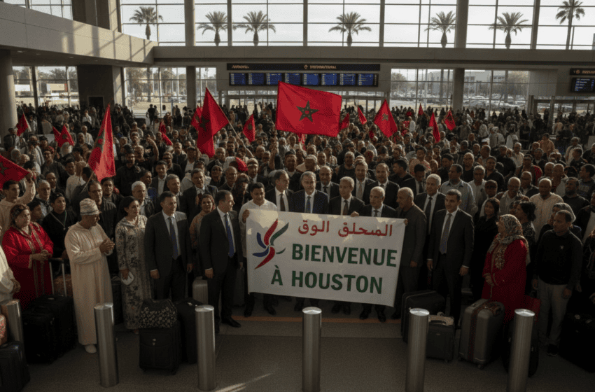  Les Marocains affluent en masse à Houston