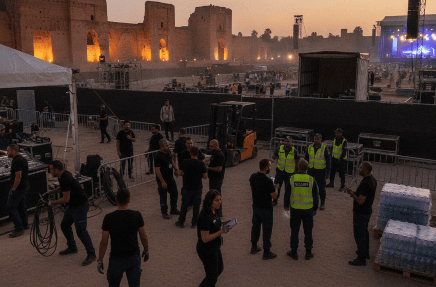 L'orchestre invisible des festivals : techniciens, sécurité et logistique en coulisses