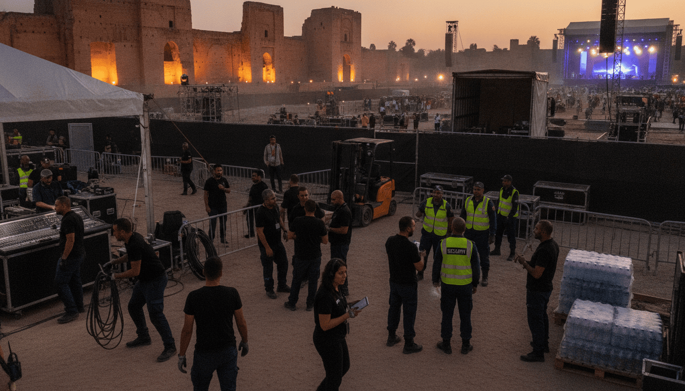 L'orchestre invisible des festivals : techniciens, sécurité et logistique en coulisses