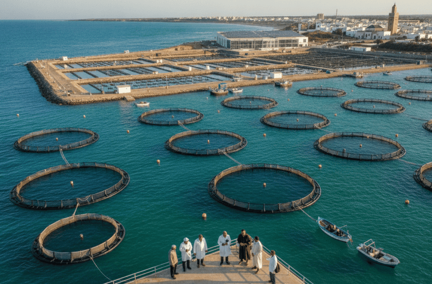  Maroc 244 projets d’aquaculture visent 90 000 tonnes par an selon l’ANDA