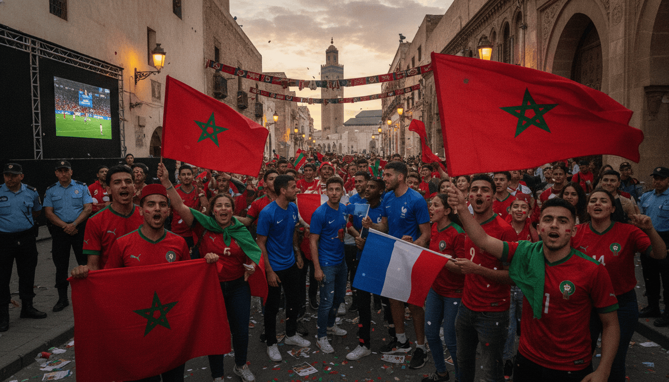 Maroc France : ambiance électrique avant le duel décisif pour une place en demi‑finale