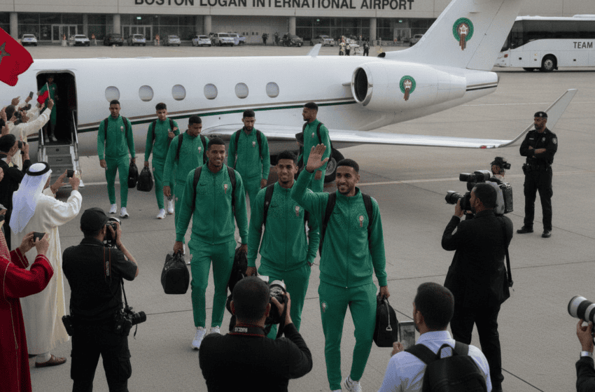  Maroc à Boston pour préparer le quart de finale face à la France