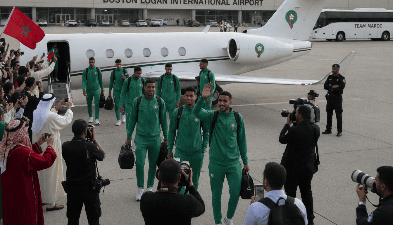 Maroc à Boston pour préparer le quart de finale face à la France