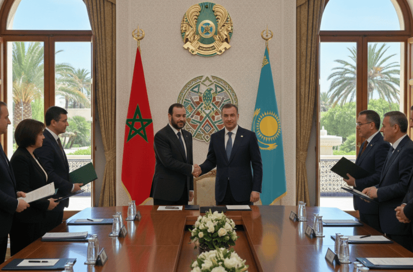  Maroc et Kazakhstan veulent un partenariat stratégique pour échanges et approvisionnements directs
