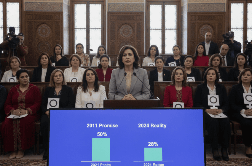  Maroc: parité 2011 non appliquée après 15 ans, femmes sous 30 % au Parlement