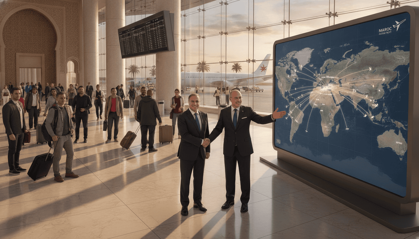 Maroc renforce son réseau aérien vers 169 aéroports et vise 80 millions de passagers