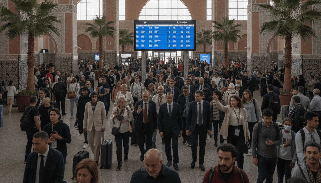 Marrakech-Menara: 5,6 millions de passagers, hausse de 10,41% à fin juin 2026