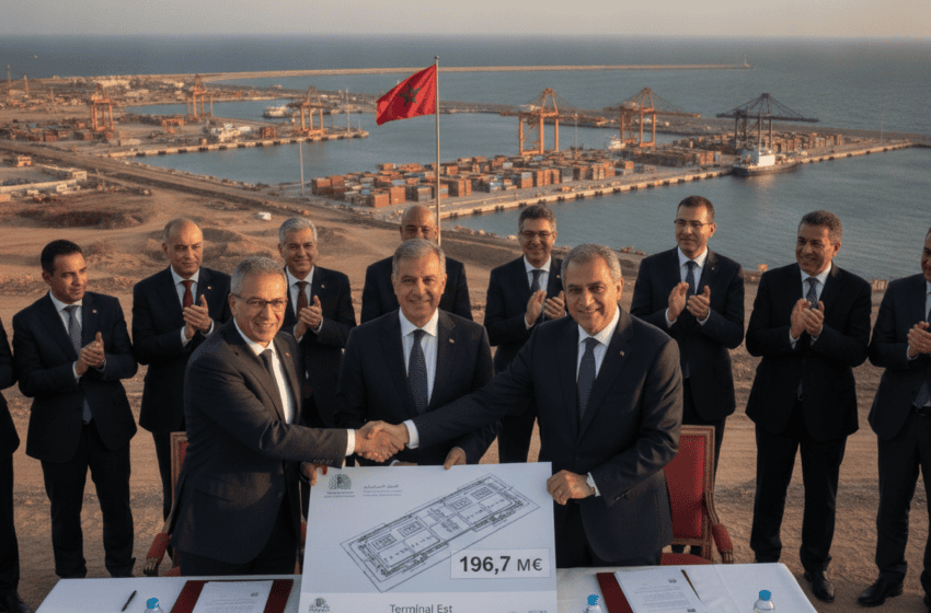  Nador West Med reçoit 196,7 M€ de banques marocaines pour le Terminal Est