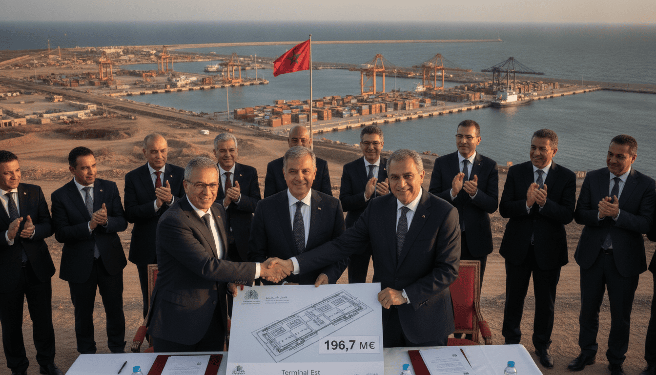 Nador West Med reçoit 196,7 M€ de banques marocaines pour le Terminal Est
