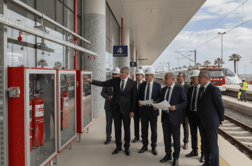  ONCF lance appel d’offres pour sécurité incendie à la gare Ras Rmel Tanger Med
