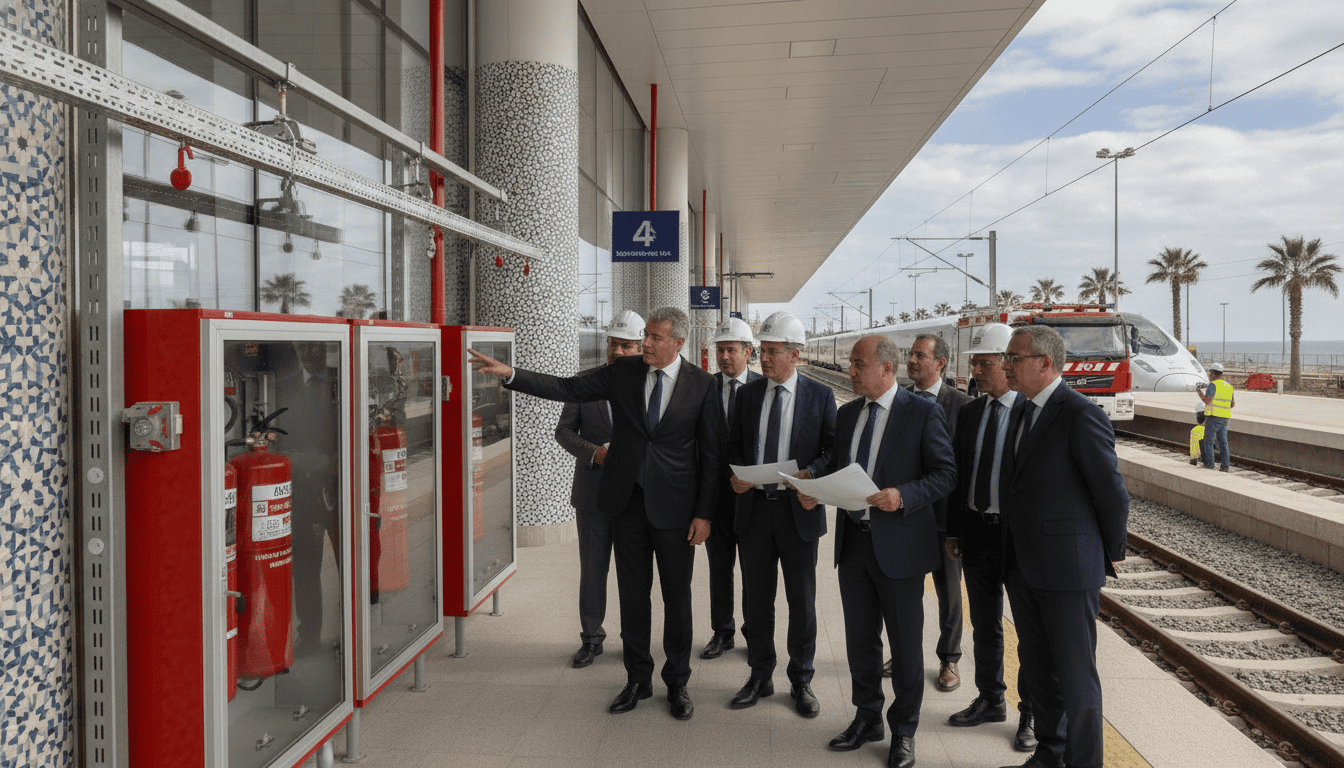 ONCF lance appel d'offres pour sécurité incendie à la gare Ras Rmel Tanger Med