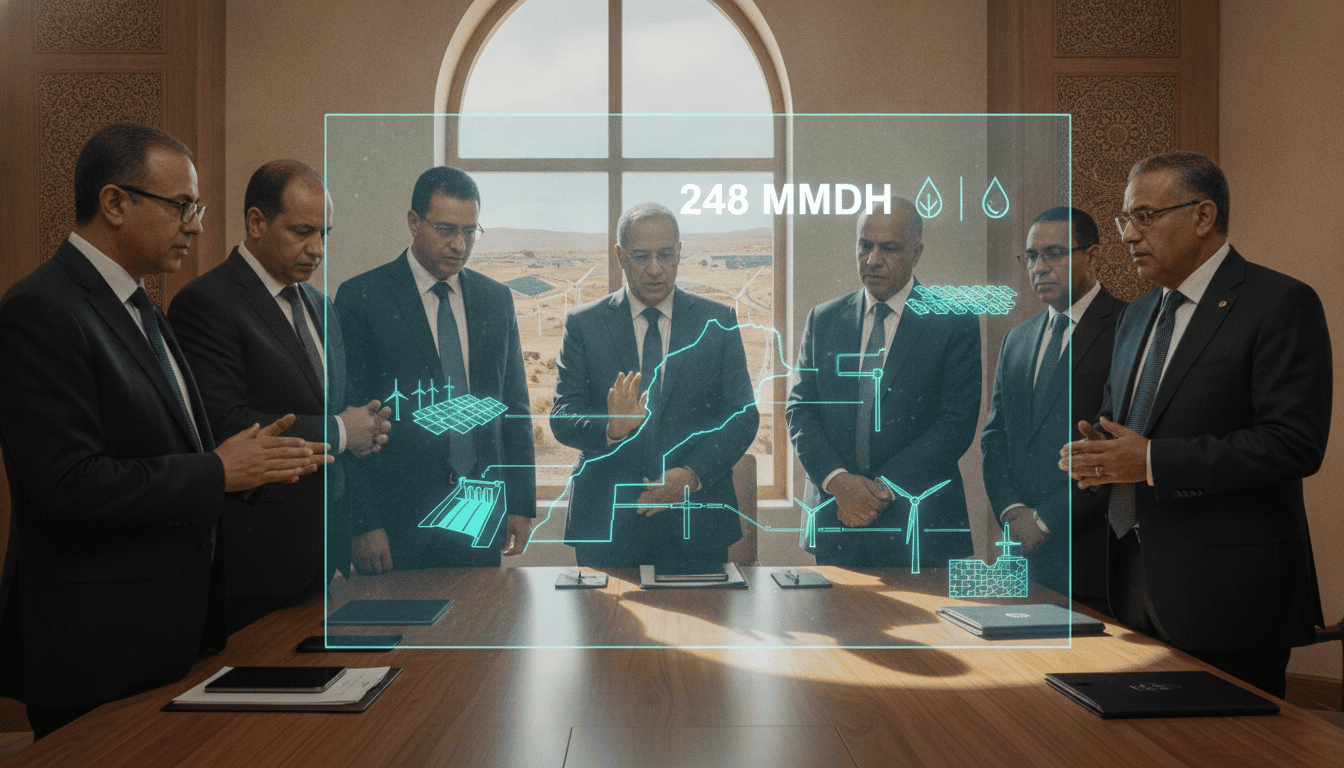 ONEE plan 2026-2030 mobilise 248 MMDH pour transition énergétique et souveraineté hydrique