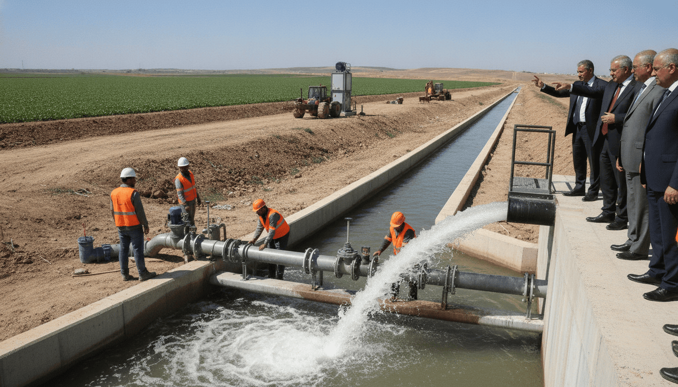 ORMVA des Doukkala lance remise en eau et modernisation des réseaux d'irrigation