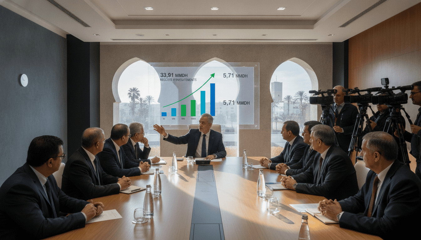 Office des changes : recettes d'investissements 33,91 MMDH et flux net IDME 5,71 MMDH