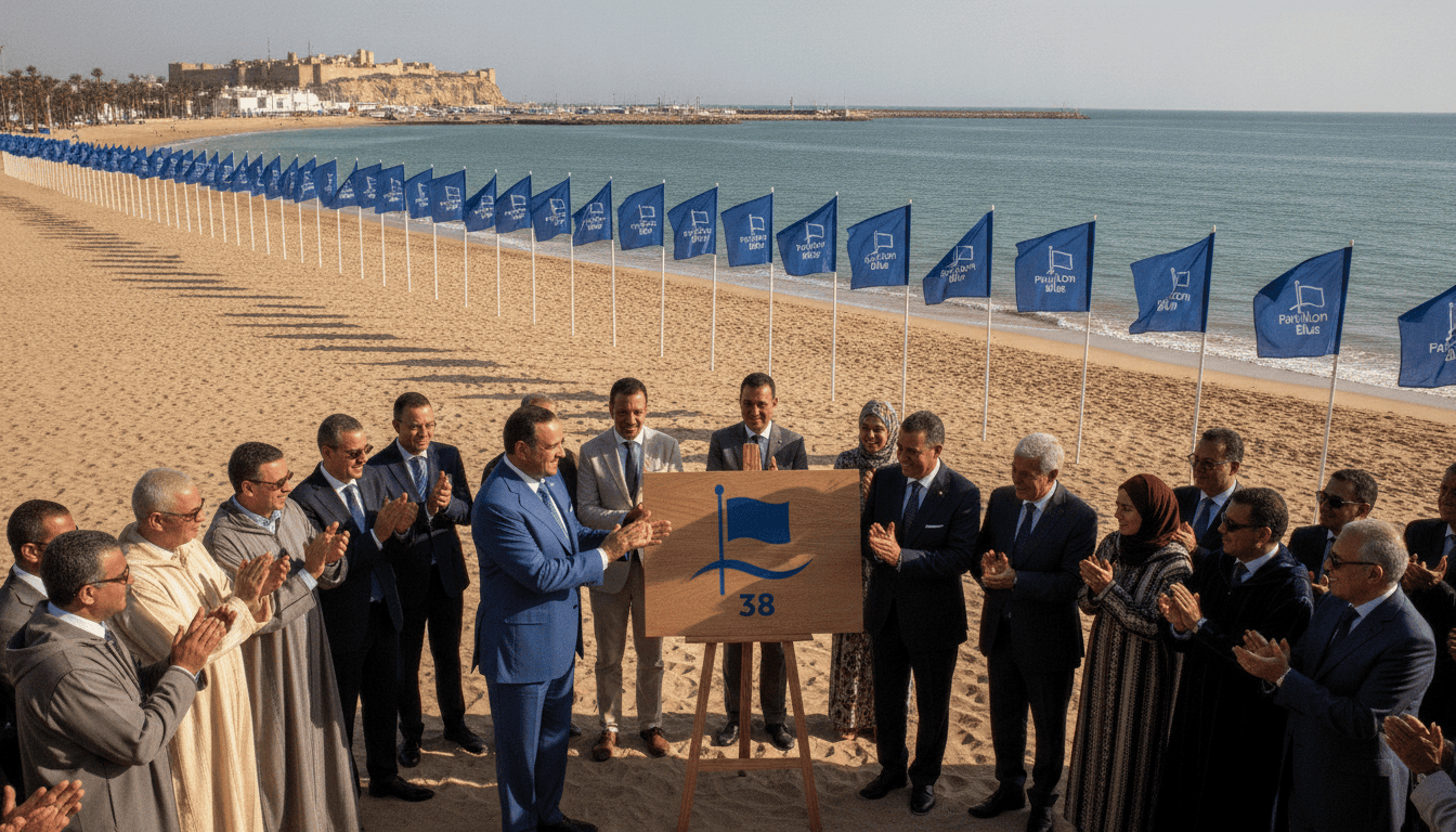 Pavillon Bleu 2026 : le Maroc bat son record avec 38 sites labellisés