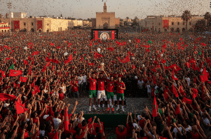  Quarante millions de Marocains soutiennent les Lions de l’Atlas