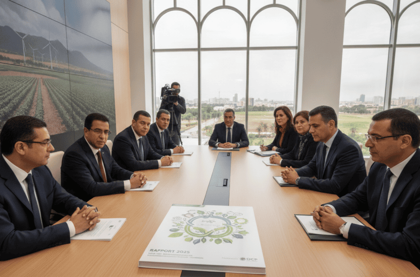  Rapport 2025 de la Fondation OCP vers une transformation durable des territoires