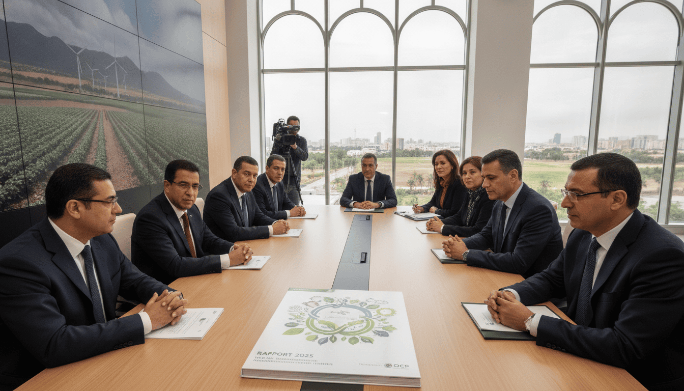 Rapport 2025 de la Fondation OCP vers une transformation durable des territoires