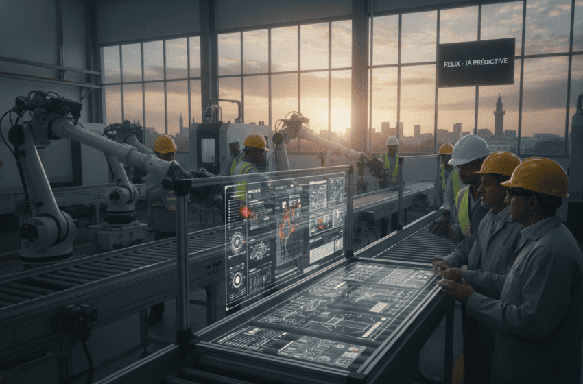  Relix : l’intelligence artificielle prédictive au service de la maintenance industrielle à Casablanca