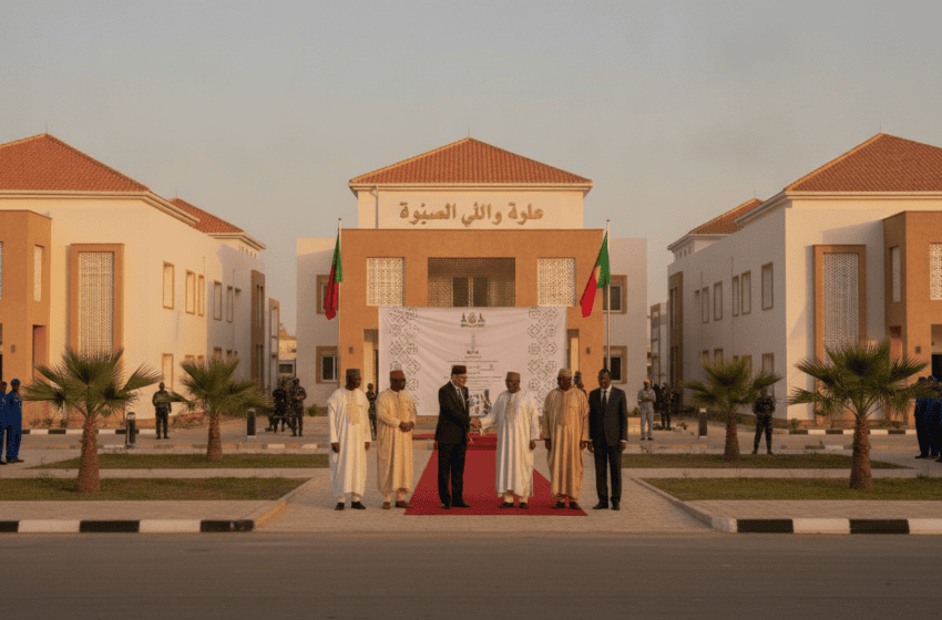  Remise du Complexe Mohammed VI de formation professionnelle à Bamako au Mali