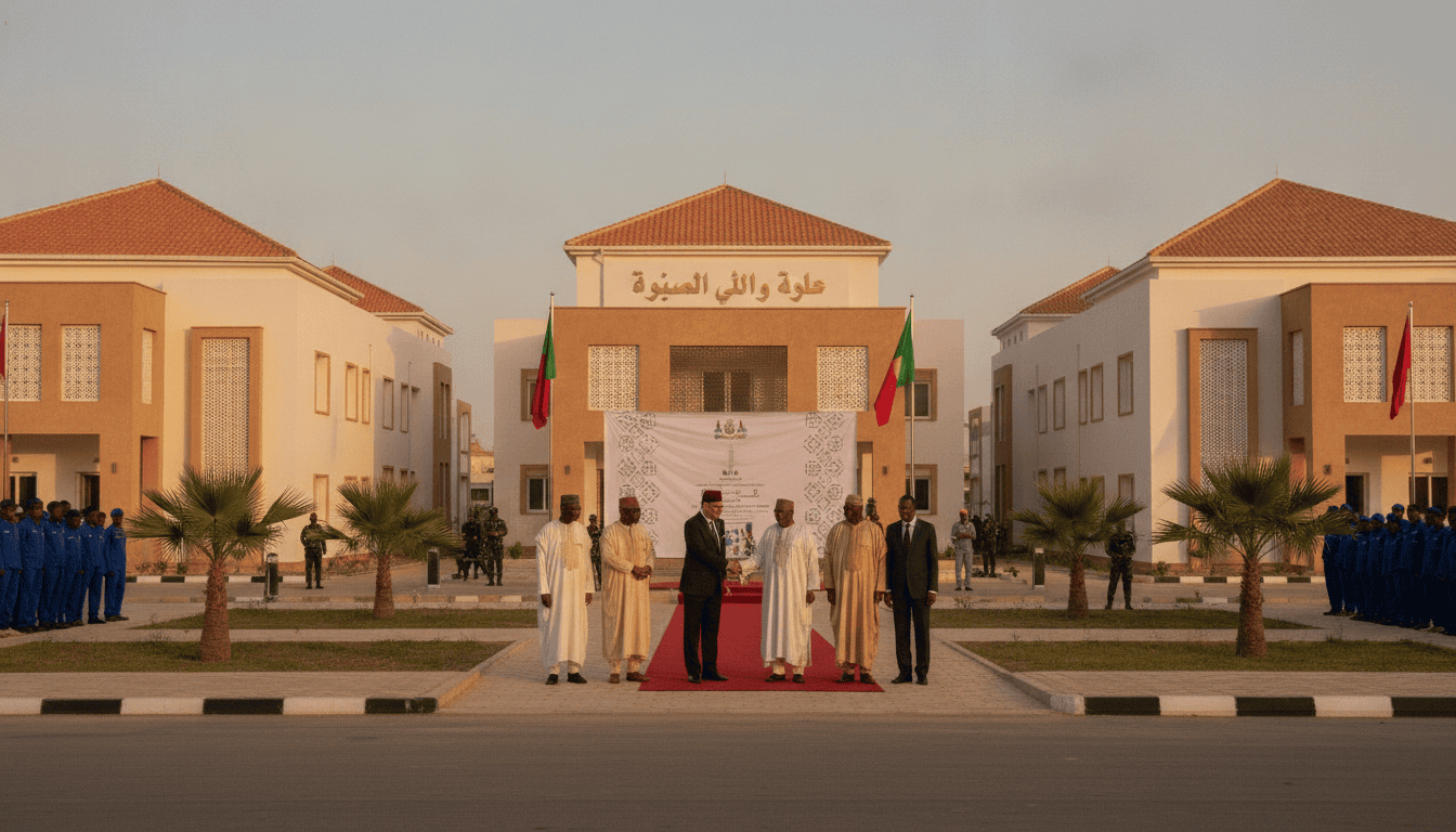 Remise du Complexe Mohammed VI de formation professionnelle à Bamako au Mali