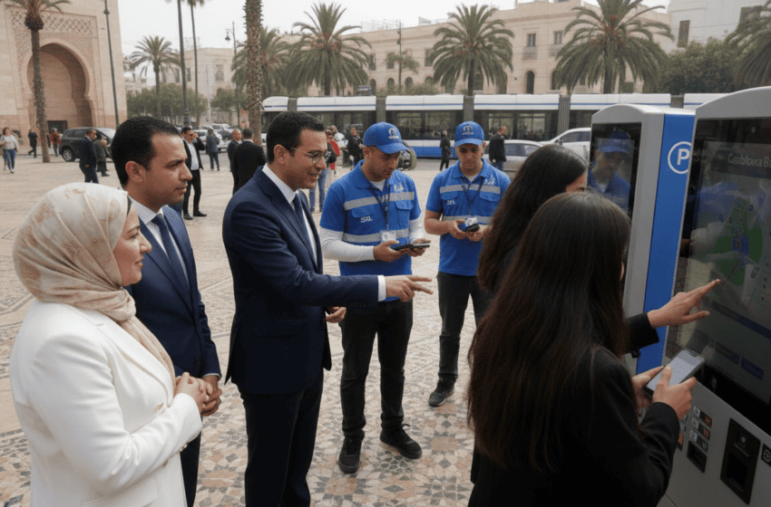  SDL Casablanca Baïa lance un AMI pour paiement numérique du stationnement et contrôle terrain