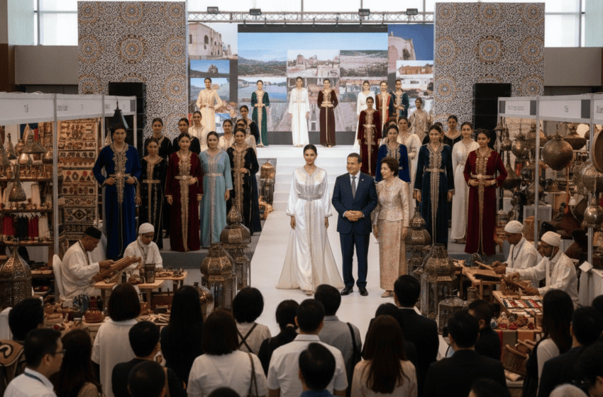  Semaine marocaine de l’artisanat à Bangkok met artisanat marocain et caftan à l’honneur