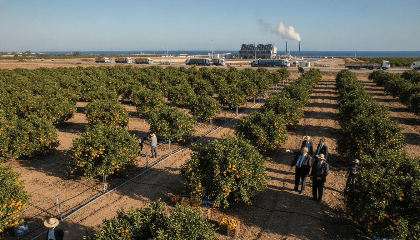 Souss‑Massa renforce irrigation et dessalement pour soutenir exportations d'agrumes et résilience