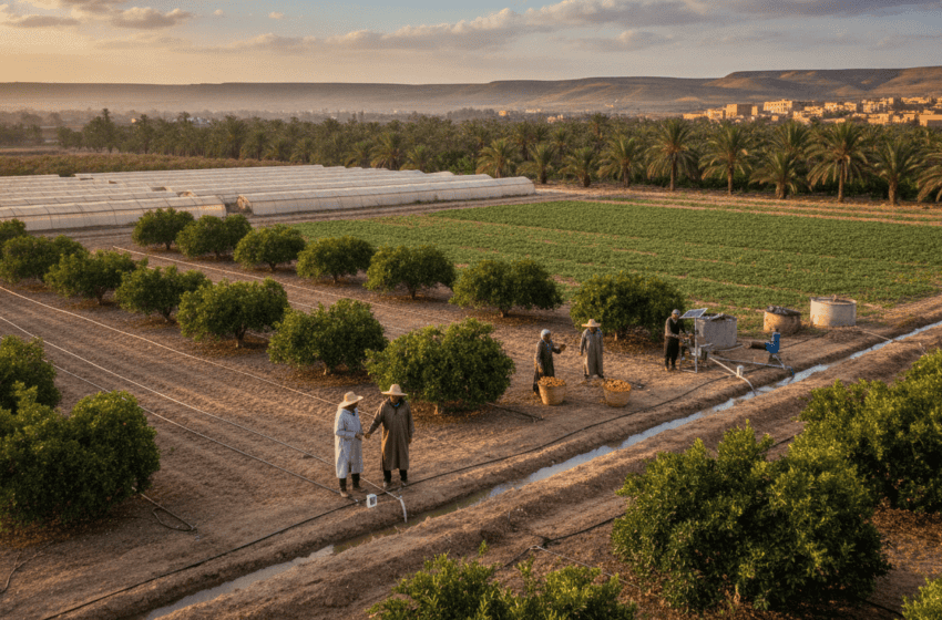  Souss‑Massa se confirme pilier de l’agriculture marocaine malgré la raréfaction de l’eau