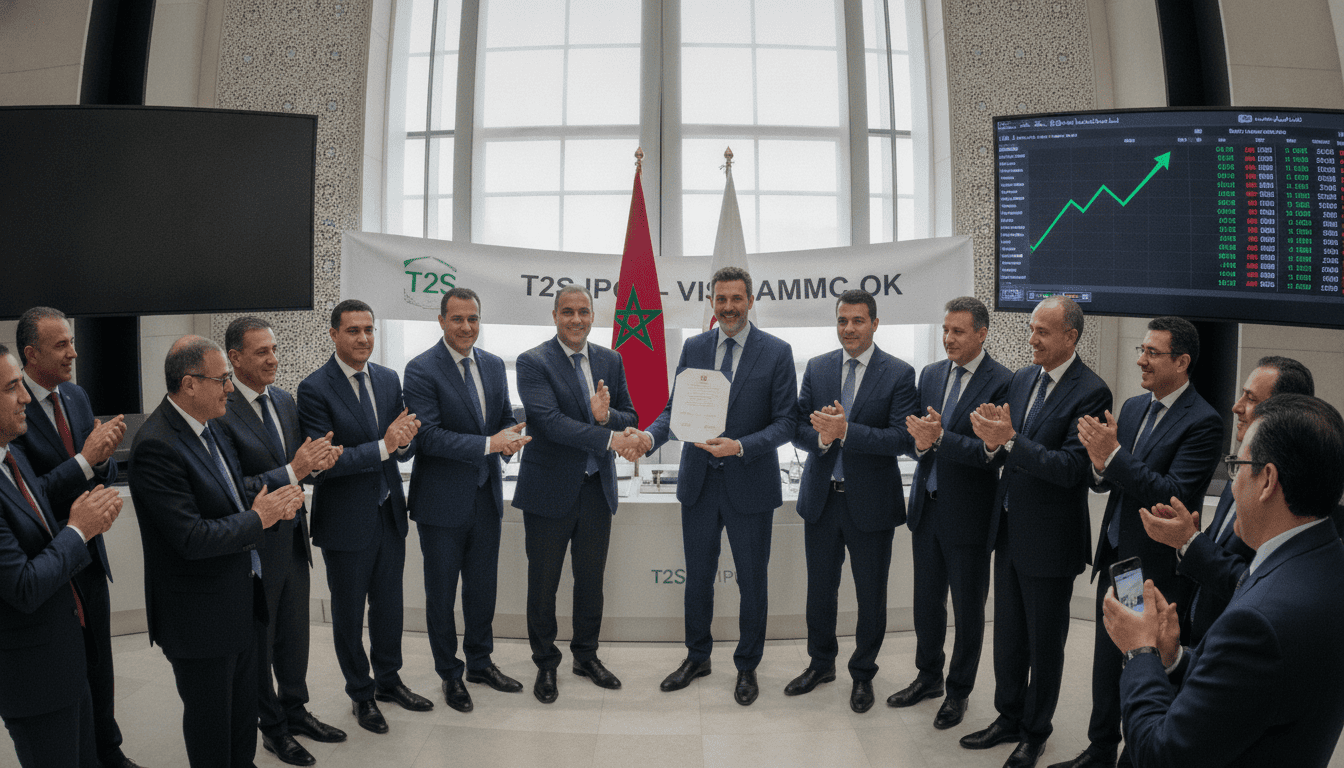 T2S obtient le visa AMMC pour son IPO à la Bourse de Casablanca