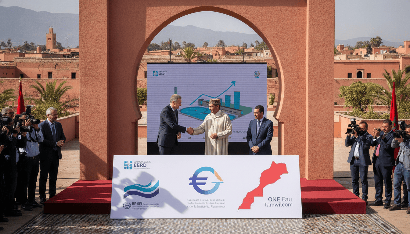 Tamwilcom garantit un financement BERD de 250 M€ pour l'ONEE Eau au Maroc