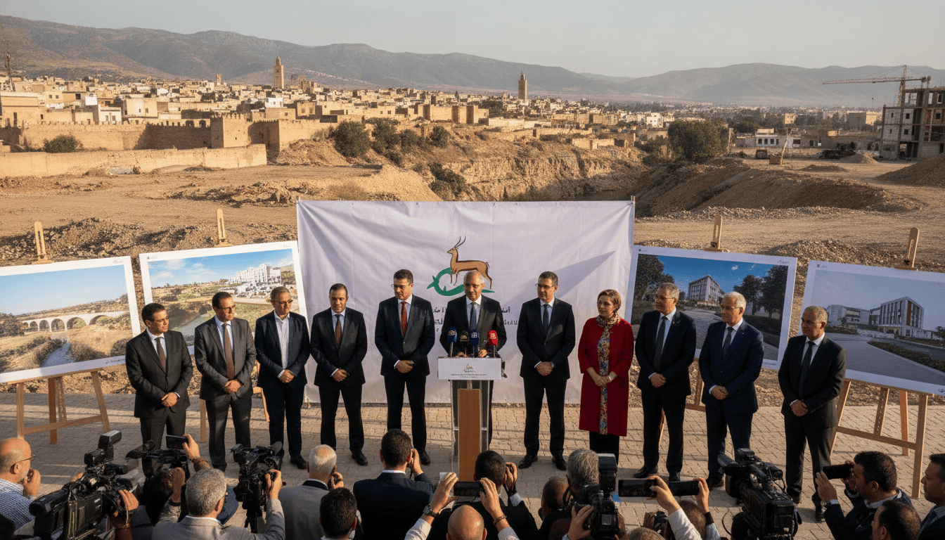 Taza lance 15 projets mobilisant 297 MDH pour infrastructures, tourisme et emploi des jeunes