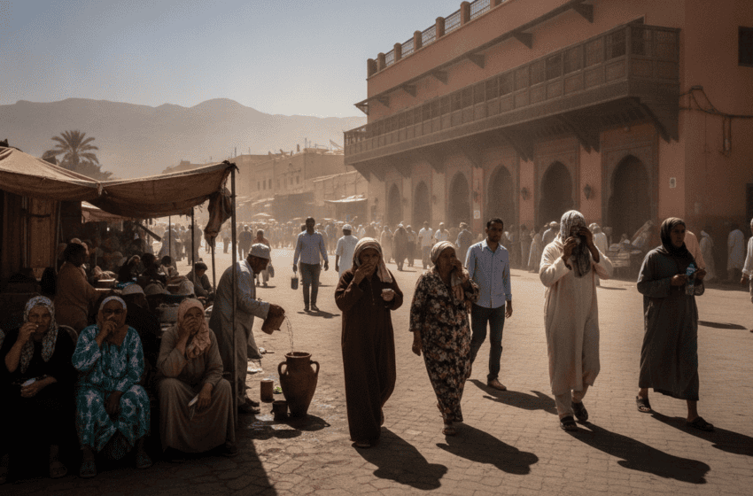  Vague de chaleur au Maroc le ministère de la Santé appelle à la vigilance