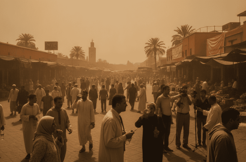  Vague de chaleur et alerte orange de la DGM au Maroc jusqu’à 47°C