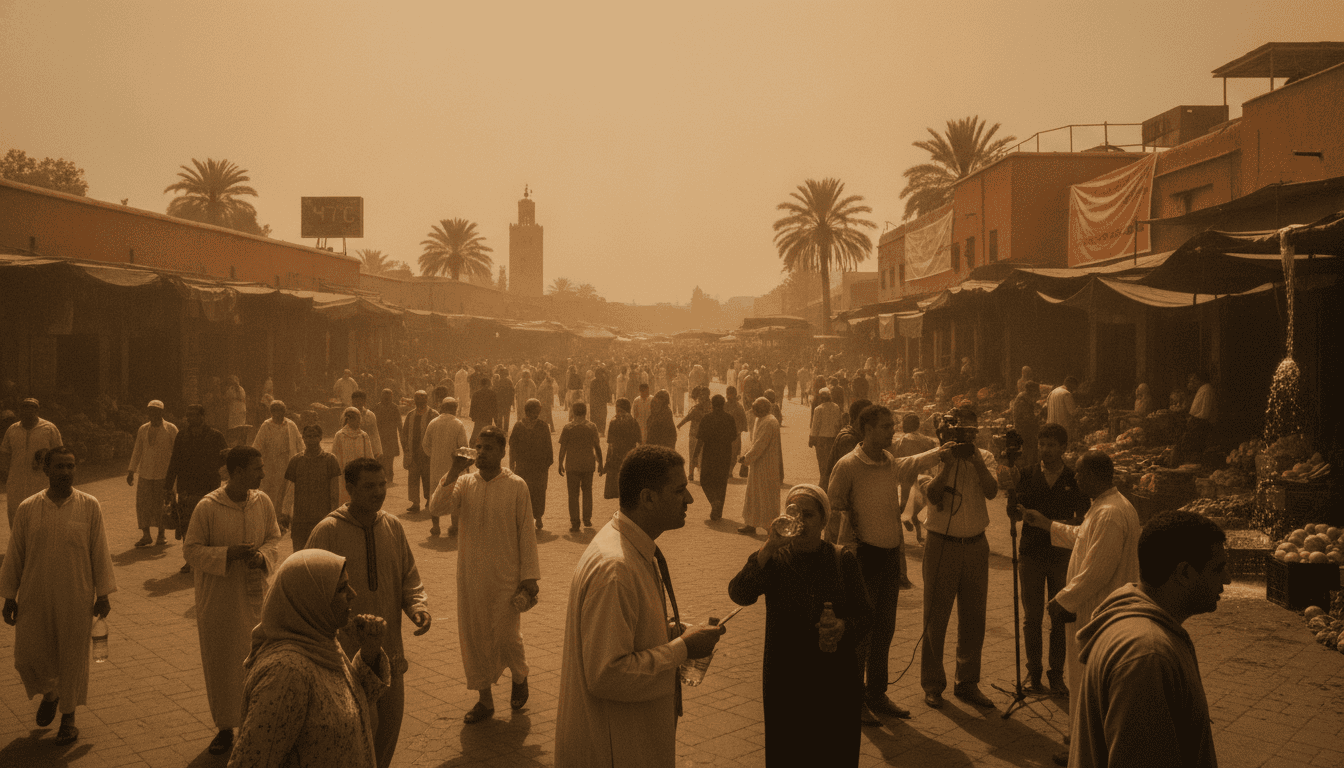 Vague de chaleur et alerte orange de la DGM au Maroc jusqu'à 47°C